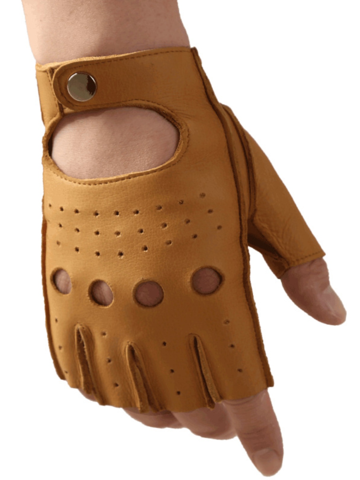 Men's Outdoor Leather Gloves H - Leather Driving Glove 评论和价格