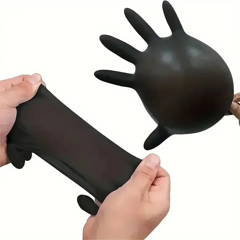Black Disposable Gloves Unisex - Latex Disposable Glove 评论和价格