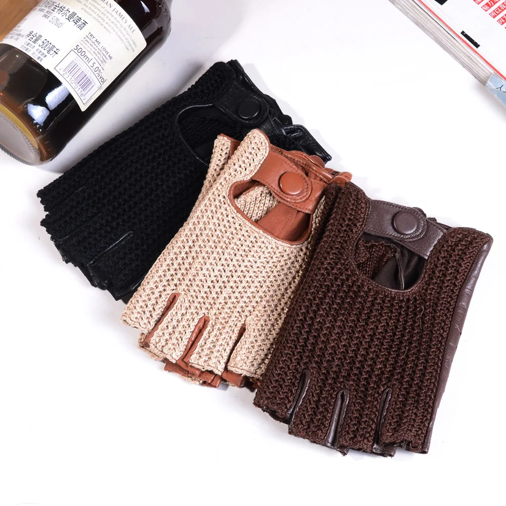 Men's Genuine Leather Unlined  - Leather Driving Glove 评论和价格