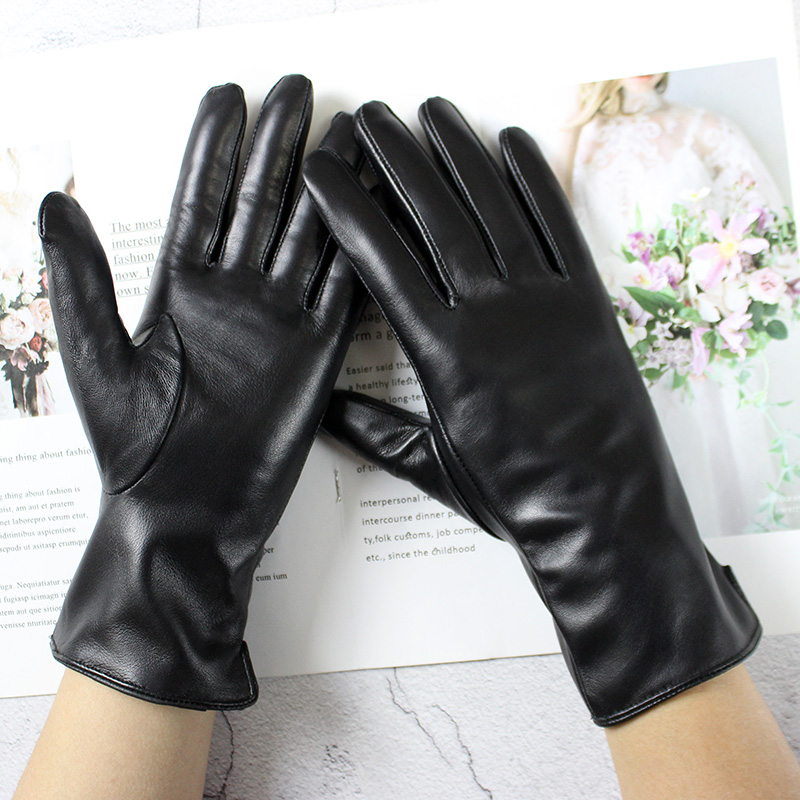 Women's Color Sheepskin Leathe - Leather Driving Glove 评论和价格