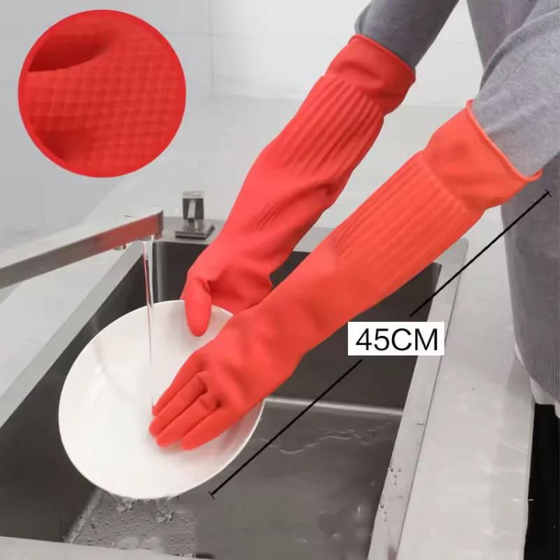Long Reusable Rubber Dishwashi - Dish Glove Rubber 评论和价格