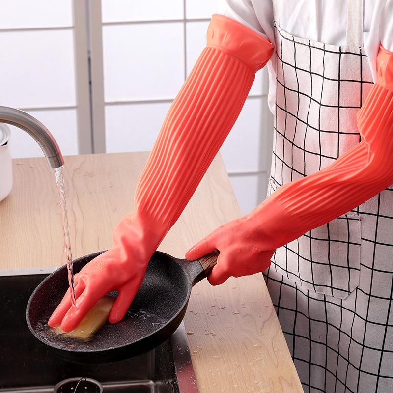 Long Reusable Rubber Dishwashi - Dish Glove Rubber 评论和价格