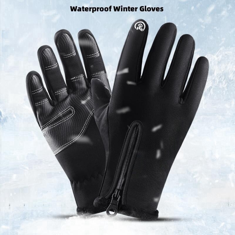 Winter Warm Gloves Men Women T - Leather Driving Glove 评论和价格